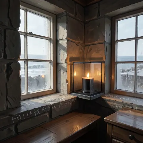 INTERIOR · The Breakwater Lamp-Room · E storybook-clear