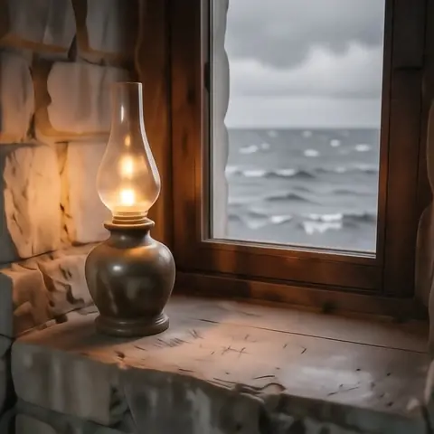 INTERIOR · The Breakwater Lamp-Room · F bare