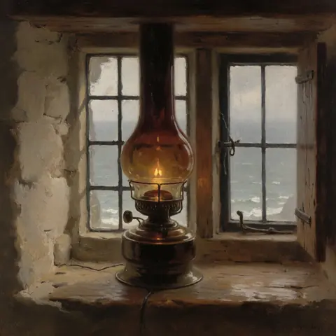 INTERIOR · The Breakwater Lamp-Room · B no-amber