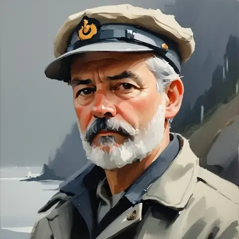 Avatar A · Harbormaster Haldane · gouache
