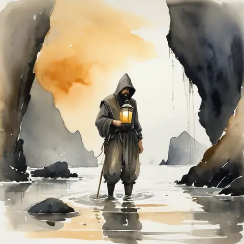 Foe A · Reef-Runner · ink-wash