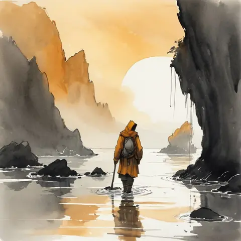 Foe A · Reef-Runner · pen sketch