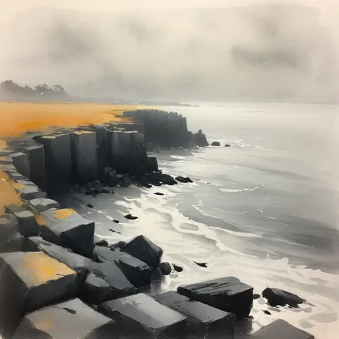 Scene A · charcoal