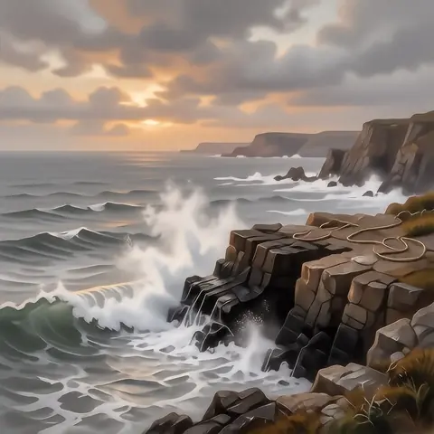 COASTAL · Cleave Headland — The Point · hidream-o1-dev-fp8