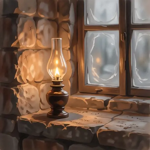 INTERIOR · The Breakwater Lamp-Room · hidream-o1-dev-fp8