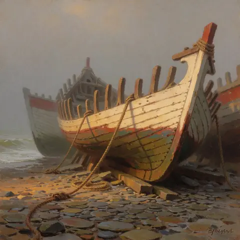 COASTAL · Lanthorn Rock — The Wreck Strand · krea2-turbo-fp8