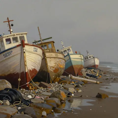 COASTAL · Lanthorn Rock — The Wreck Strand · z-image-turbo-bf16