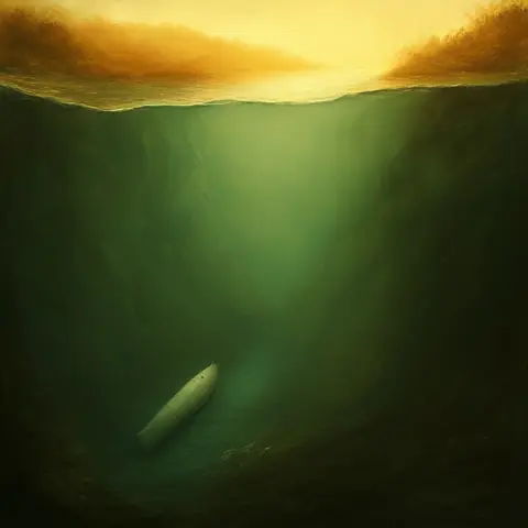 NO TERRAIN · The Maiden's Reach — the descent pane (the edge case) · chroma1-hd-fp8