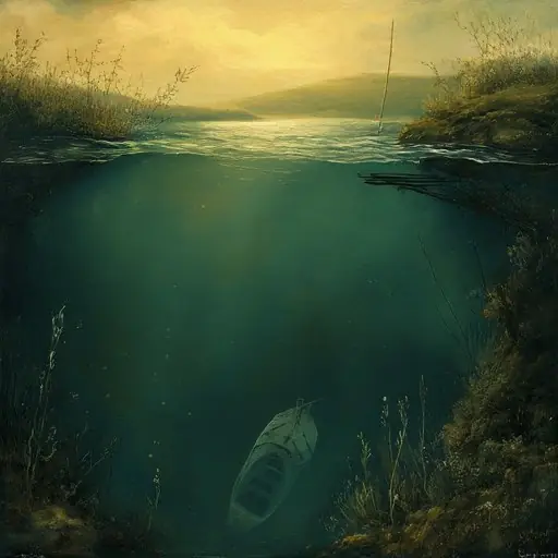 NO TERRAIN · The Maiden's Reach — the descent pane (the edge case) · chroma1-hd-fp8