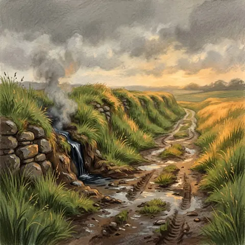 INLAND · The Fold — The Failing Dyke · 1024²