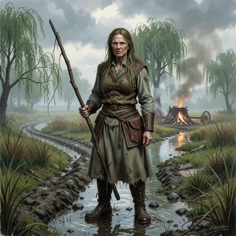 Old Halsa Reed — the talk beat, the Fold (inland) · 4 steps