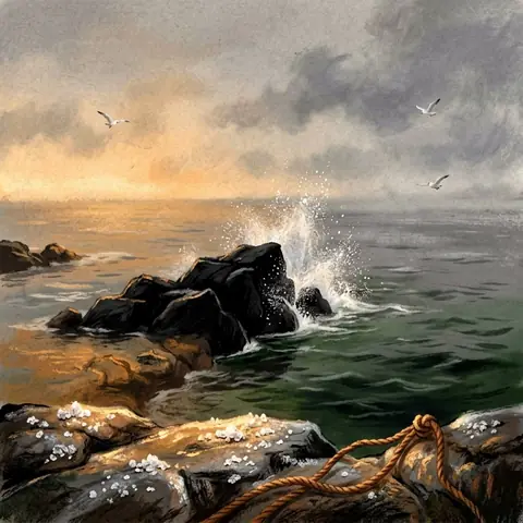 COASTAL · Cleave Headland — The Point · ernie-image-turbo-bf16