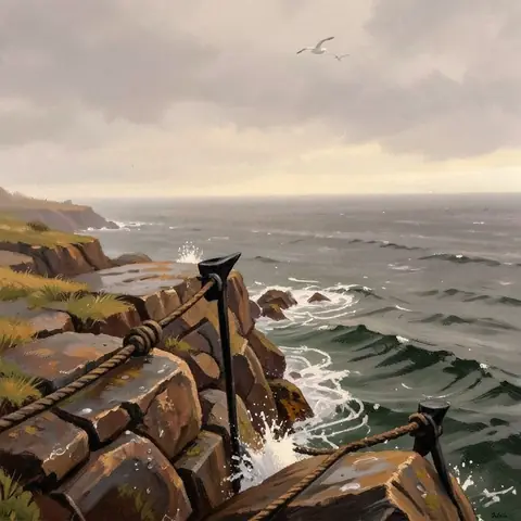 COASTAL · Cleave Headland — The Point · flux2-klein-4b-bf16