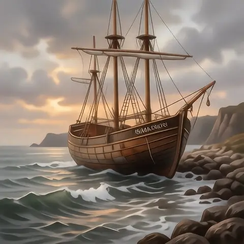 COASTAL · Lanthorn Rock — The Wreck Strand · hidream-o1-dev-fp8