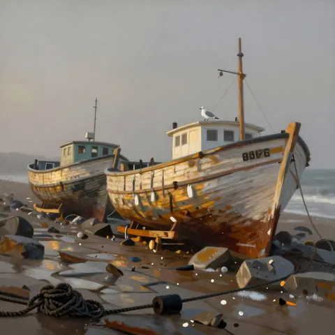 COASTAL · Lanthorn Rock — The Wreck Strand · z-image-turbo-bf16