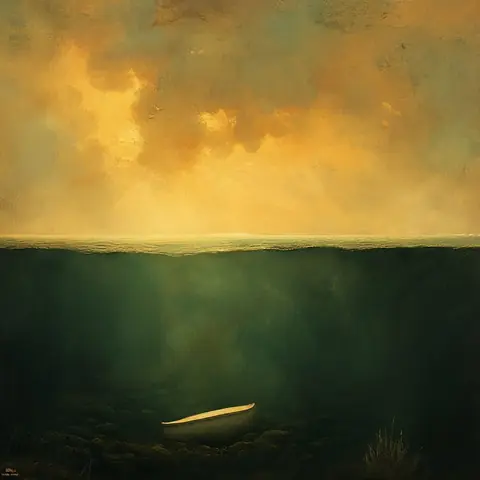 NO TERRAIN · The Maiden's Reach — the descent pane (the edge case) · chroma1-hd-fp8