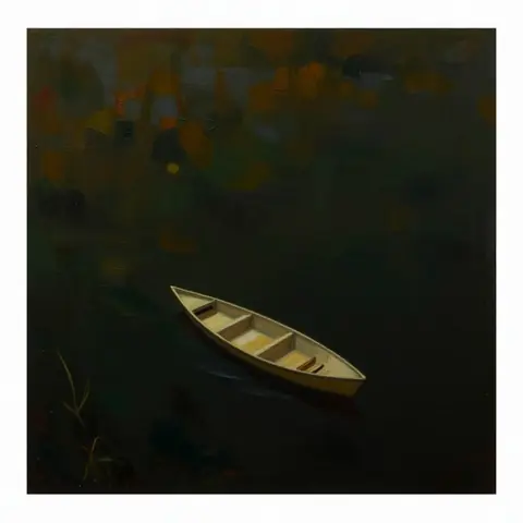 NO TERRAIN · The Maiden's Reach — the descent pane (the edge case) · z-image-turbo-bf16