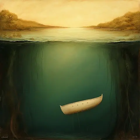 NO TERRAIN · The Maiden's Reach — the descent pane (the edge case) · chroma1-hd-fp8