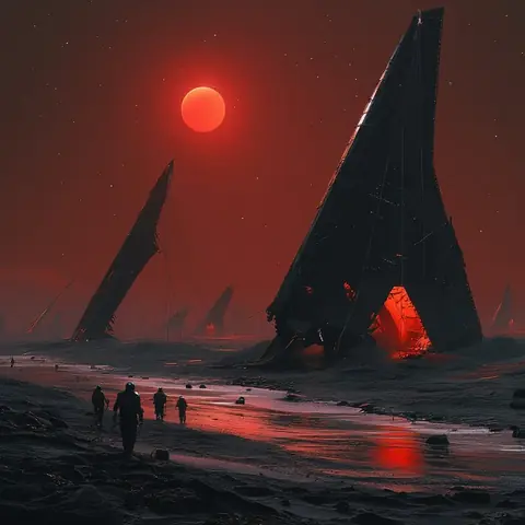 The Aphelion Drift · scene · chroma1-hd-fp8