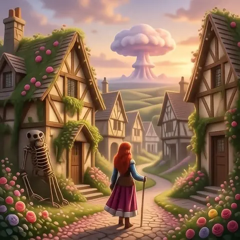 The Bloomvale · scene · hidream-o1-dev-fp8