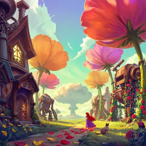 The Bloomvale · scene · z-image-base-bf16