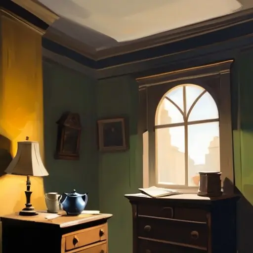 interior: The Keeper's Cottage · before