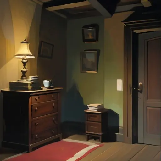 interior: The Keeper's Cottage · before