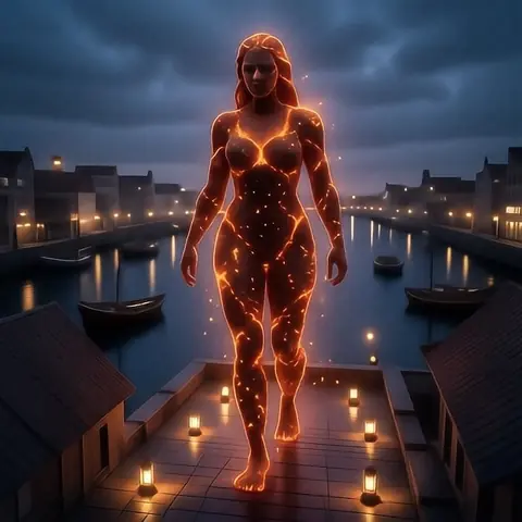 The Emberfall · scene · hidream-o1-dev-fp8