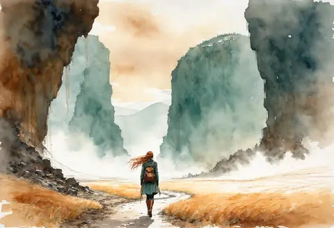 avatar · The Bronze Heaven · watercolor