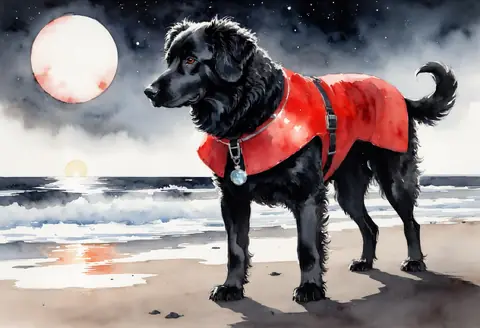 companion · The Aphelion Drift · watercolor