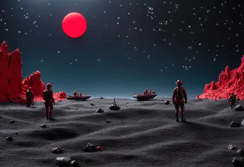 scene · The Aphelion Drift · clay