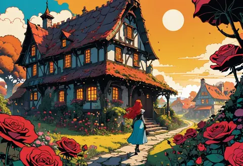comic medium · albedo · bloomvale