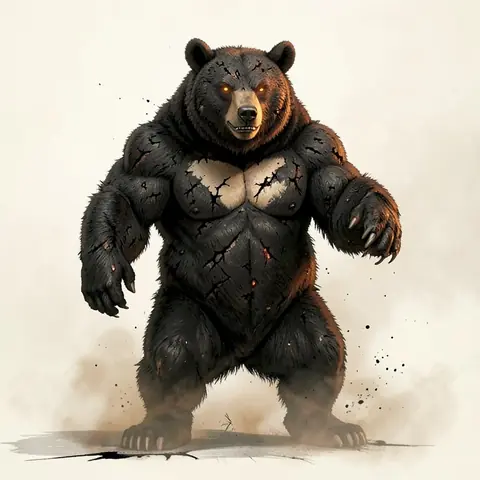 THE BEAR — one creature, ten worlds · Perdition Flats
