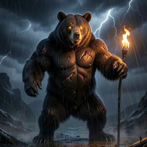 THE BEAR — one creature, ten worlds · The Bloodwrath
