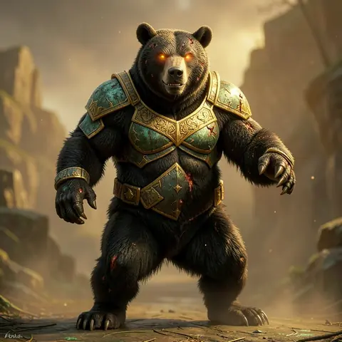 THE BEAR — one creature, ten worlds · The Bronze Heaven