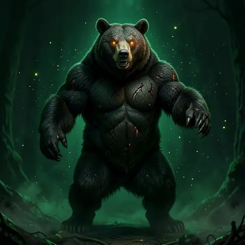THE BEAR — one creature, ten worlds · The Sunken Choir