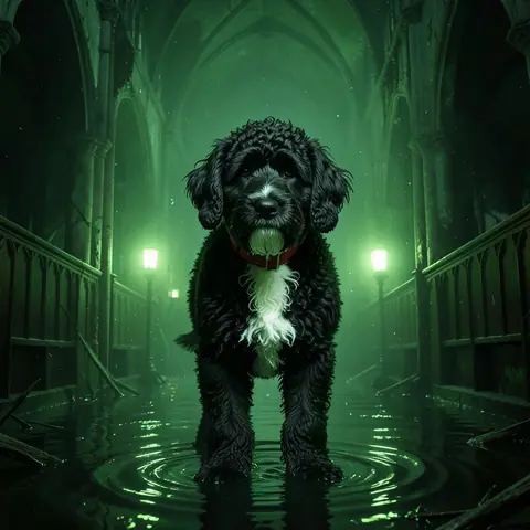 THE DOG — one companion, ten worlds · The Sunken Choir