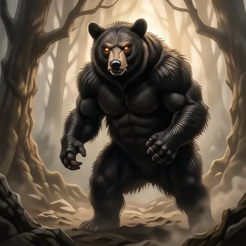 THE BEAR — one creature, ten worlds · Perdition Flats