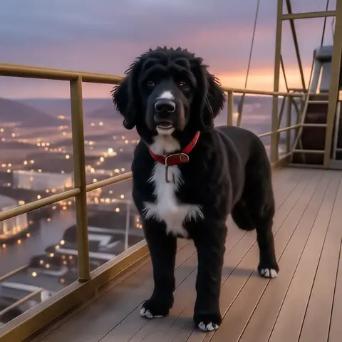 THE DOG — one companion, ten worlds · The Brass Reach