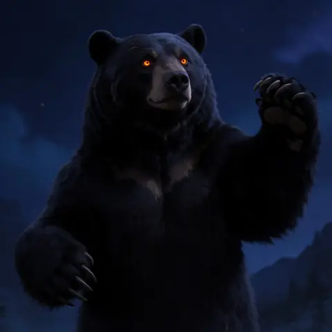 THE BEAR — one creature, ten worlds · The Emberfall