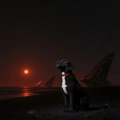 THE DOG — one companion, ten worlds · The Aphelion Drift