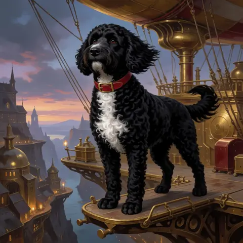 THE DOG — one companion, ten worlds · The Brass Reach