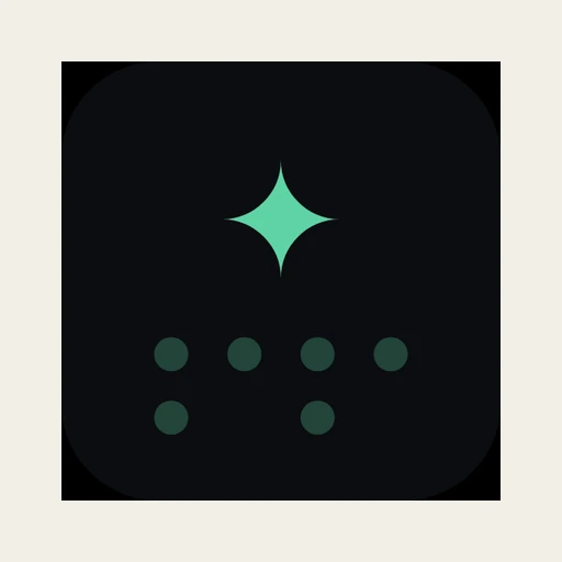 the Beat Lab's icon: a pale green spark above a grid of step dots, on near-black