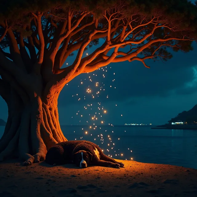 asleep under ember sparks in the emberfall